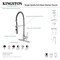 Gourmetier LS8779NYL New York Single-Handle Pre-Rinse Kitchen Faucet, Blk/ Nickel LS8779NYL - alternate 2